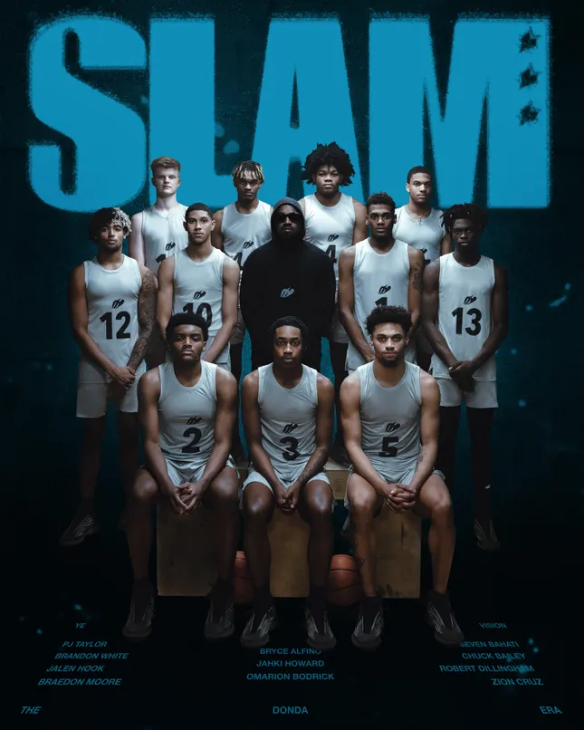 slam magazine cover - kanye west ft. donda doves