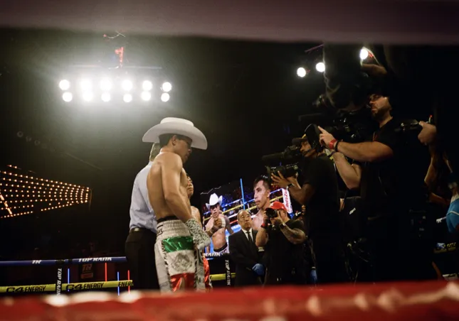 Fight night at the Garden with Andy Dominguez.