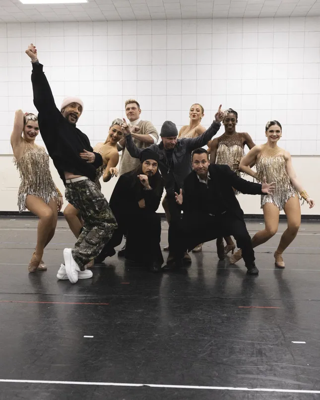 Backstreet Boys x Radio City Rockettes Collaboration.
