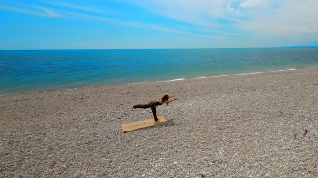 Yoga On The Beach