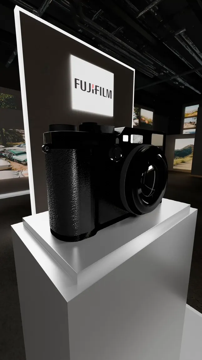 Fuji Film Product Reveal 3D Render
