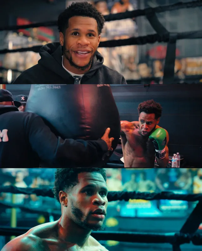 Boxer Devin Haney Shoot