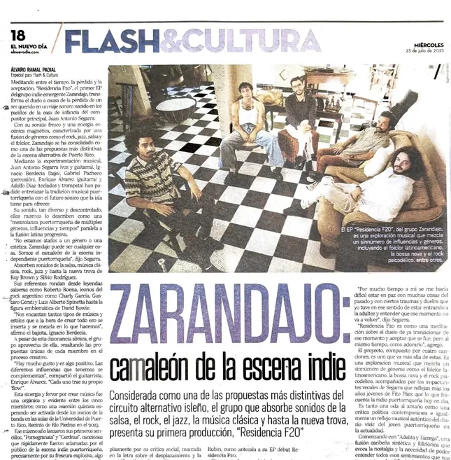 Album art and extras for Zarandajo