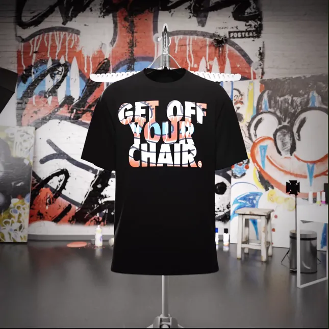 CGI for Slawn X Chair T-Shirt Announcement