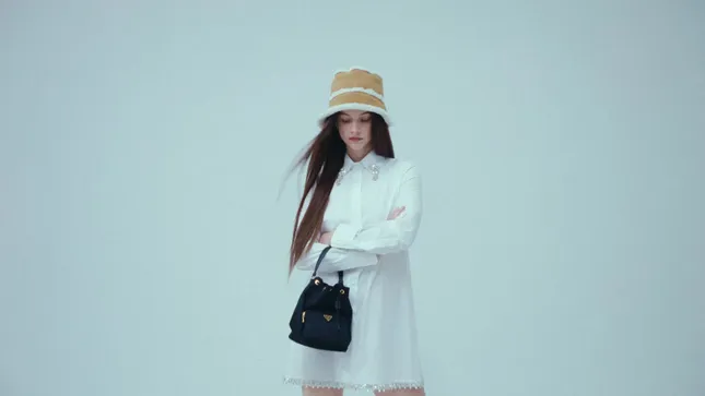 Barbara Palvin x Prada FW24