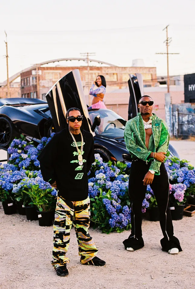 Tyga + Kalan FR FR Butterfly couple BTS