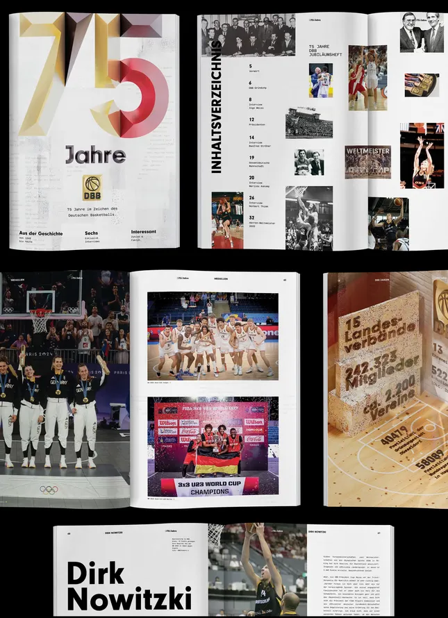 GERMAN BASKETBALL FEDERATION - DBB 75 TH ANNIVERSARY