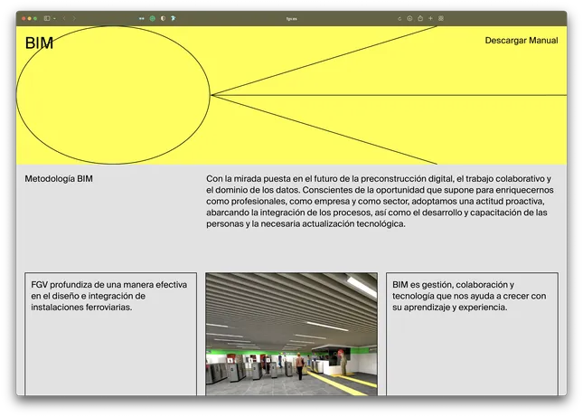 BIM for FGV web design