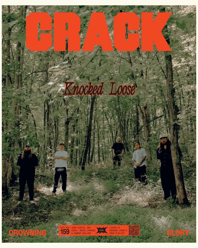 Knocked Loose for the September Cover of Crack Magazine