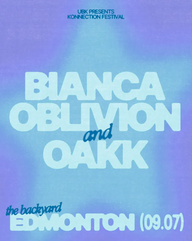Bianca Oblivion + OAKK Flyer Design