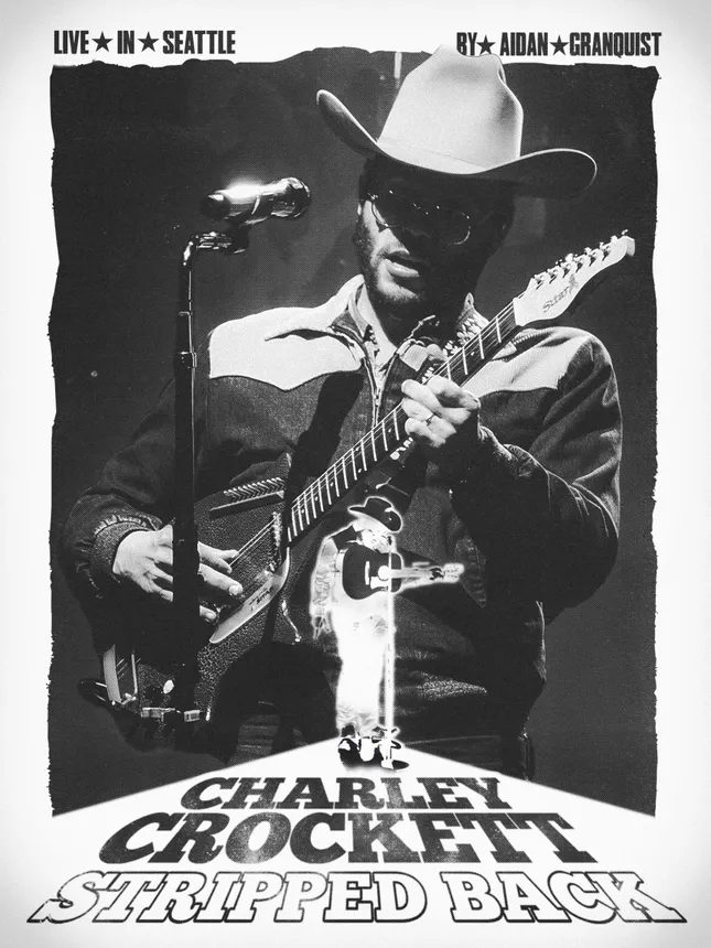 CHARLEY CROCKETT STRIPPED BACK- MONOCHROME CONCERT PHOTOGRAPHY