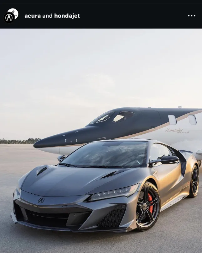 Acura X Honda Jet