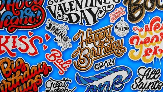 Hello Baby Hand-drawn Lettering