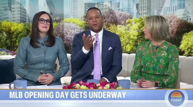 MLB Opening Day & News Cast Anime Graphics