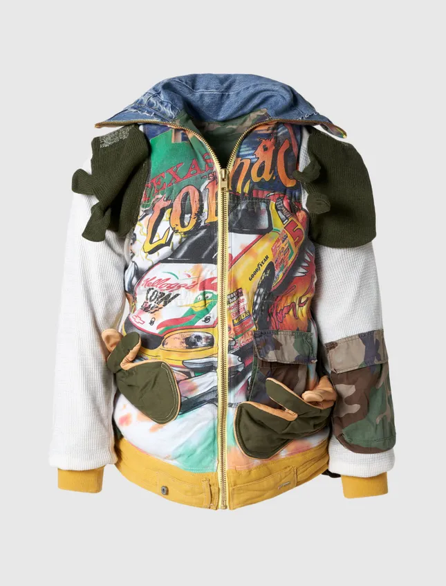UPCYCLED NASCAR PUFFER