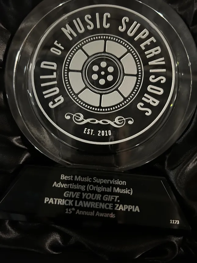 WINNER: 2025 Guild of Music Supervisors - Best Music Supervision in Advertising (Original Music)