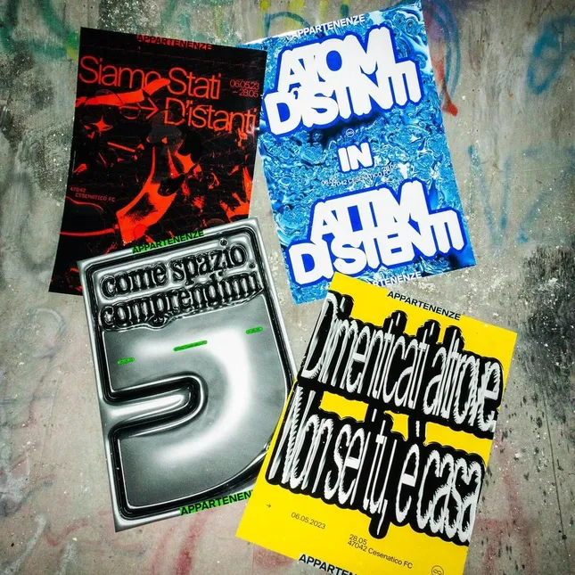 Posters for Appartenenze Festival 2023