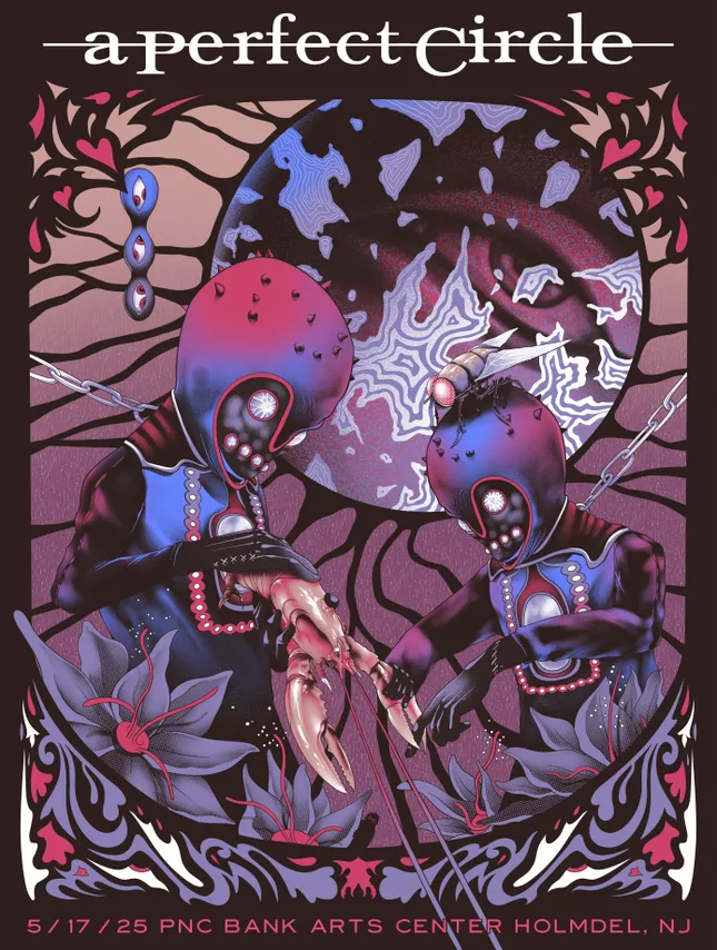 Official A Perfect Circle Holmdel Poster