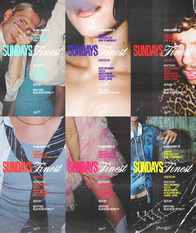 Sunday's Finest Poster Design
