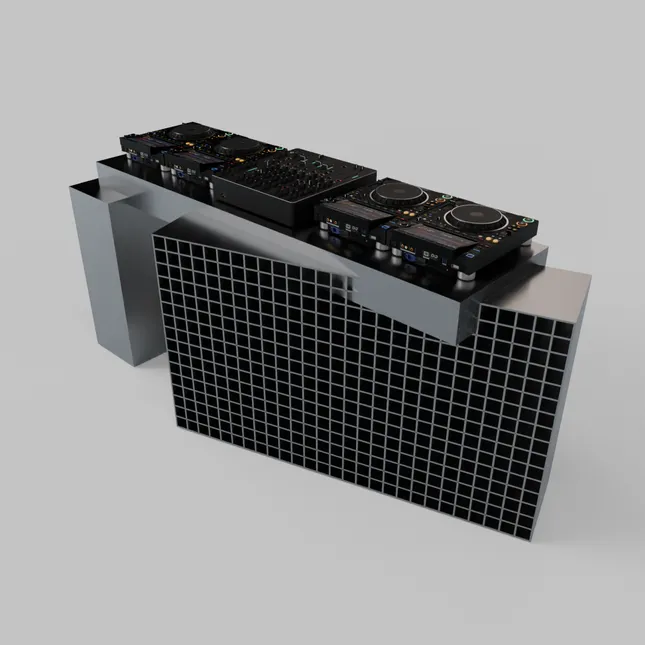 Aluminum DJ Booth Concepts