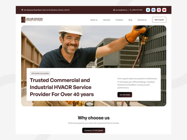 HVAC website