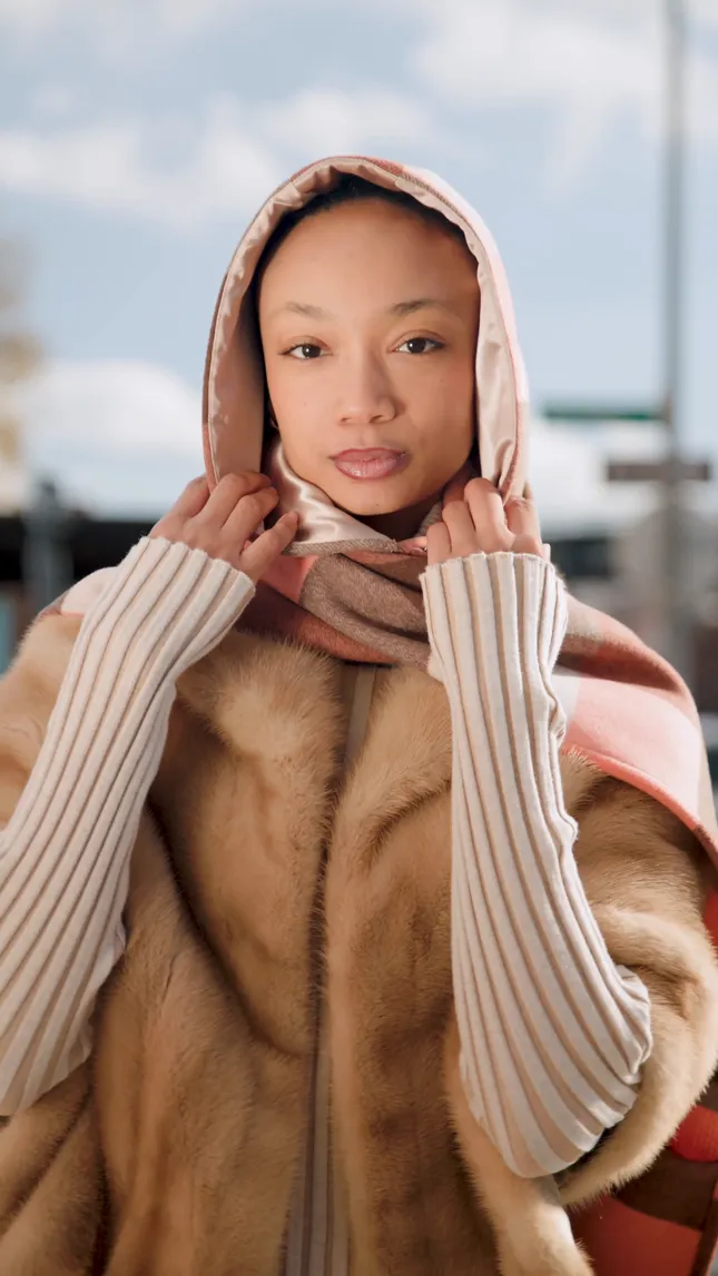 "rei's hooded scarf" | Campaign