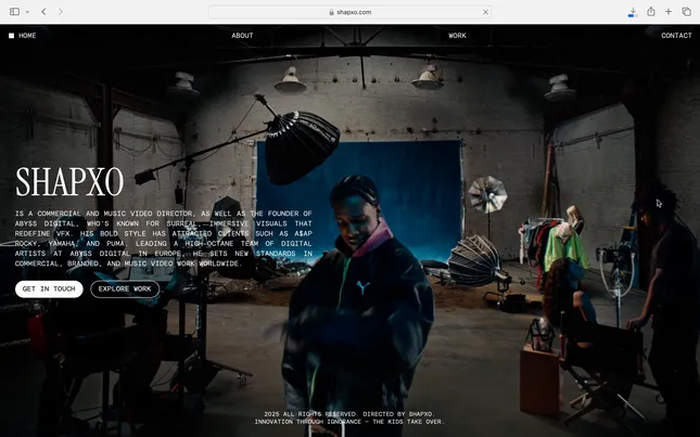 Shapxo Portfolio Site