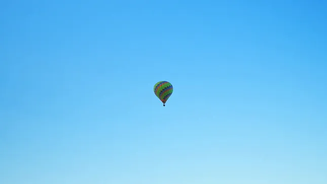 Balloons Above New Mexico