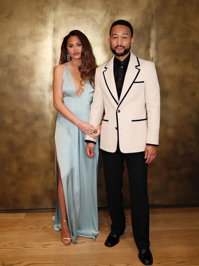 Chrissy Teigen x Clive Davis Grammys Party