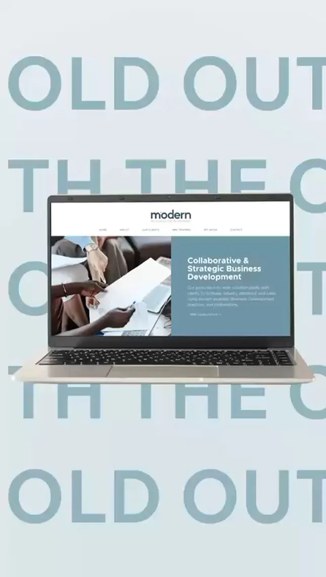 Website Design : Modern Business Development