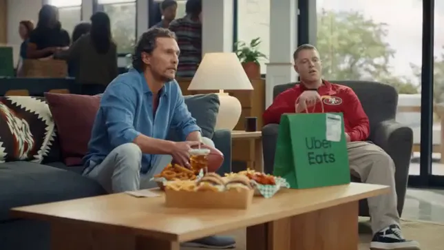 Uber eats Super Bowl commercial part two