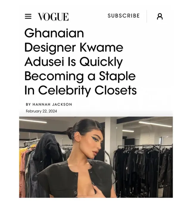 VOGUE x KWAME ADUSEI