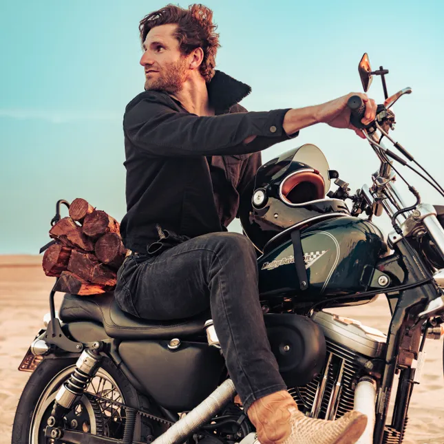 Rugged Freedom: Harley Davidson x Wrangler Collaboration Shoot