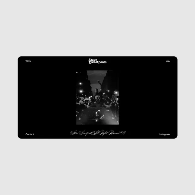 Steve Sweatpants Website