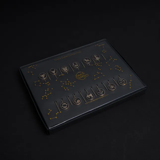 Zodiac Cocktail Picks