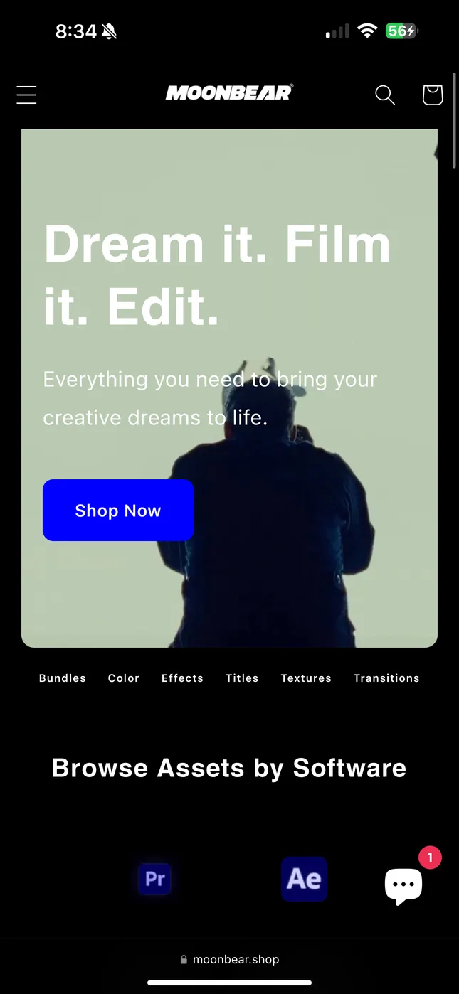 Moonbear.shop Web Designer