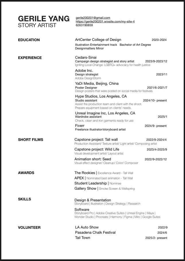 Resume