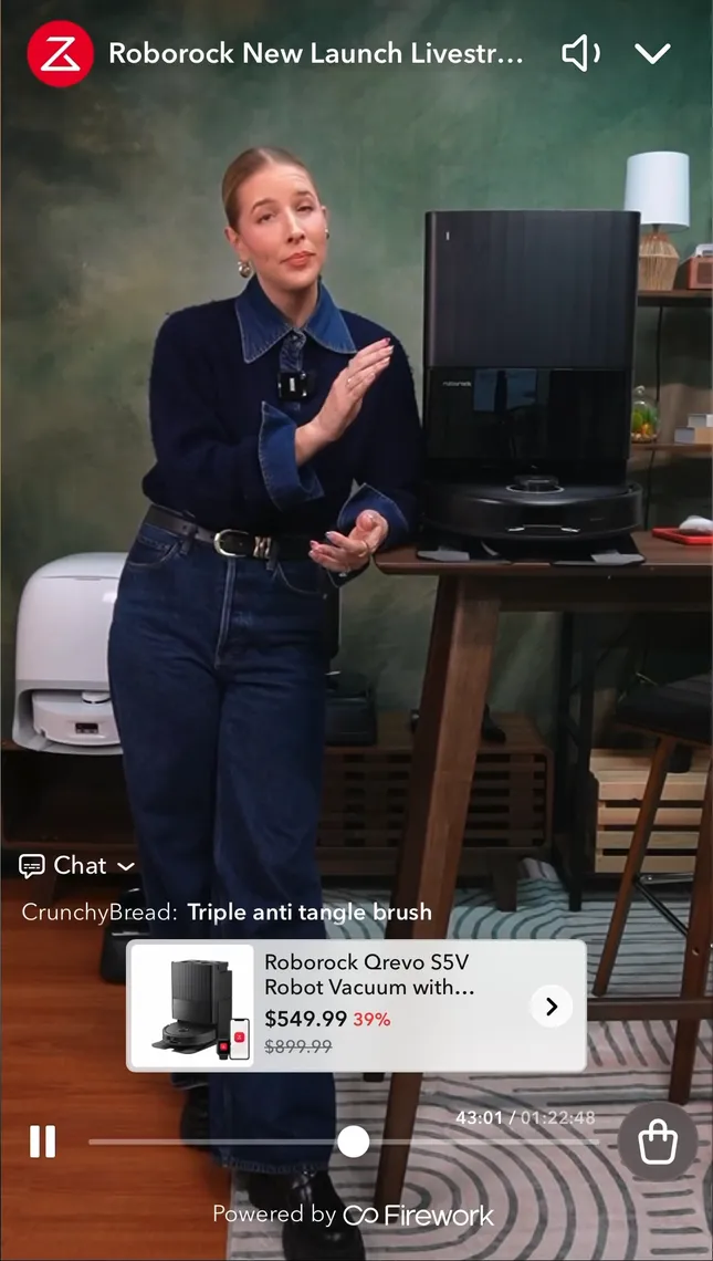 Firework E-commerce Livestream/Trailer Production