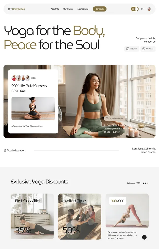 Yoga Landing