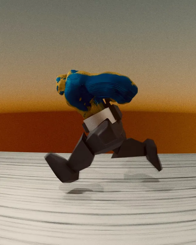 Original Character - Blender 5.0 - Modeled, Rigged, Animated