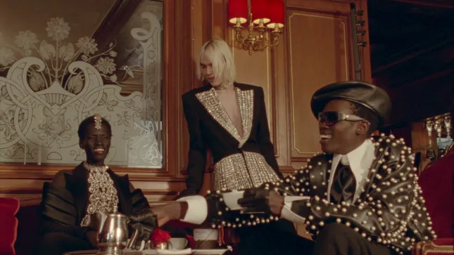 Balmain FW23 menswear campaign