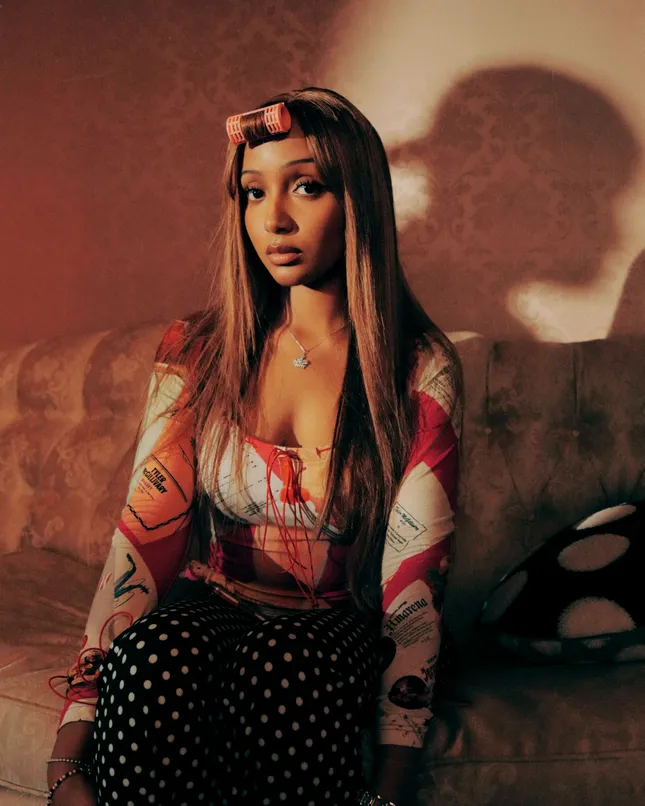 Pink pantheress x JT for DAZED