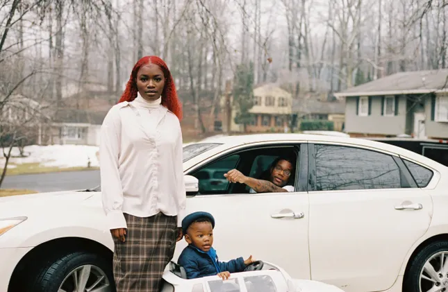Claudette, Roman and Rashard - image shown at the Phillips Collection.