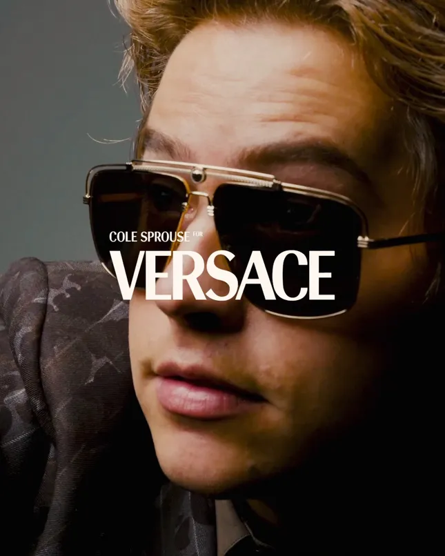 Versace with Cole Sprouse