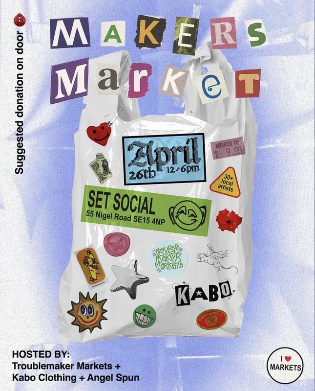 Makers market event poster