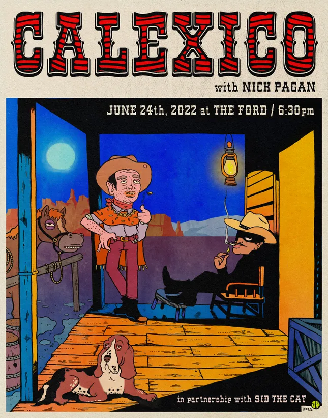 Calexico Concert Poster