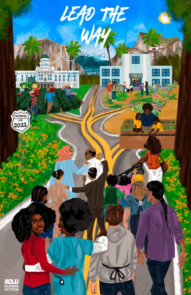 ACLU Lead The Way Poster