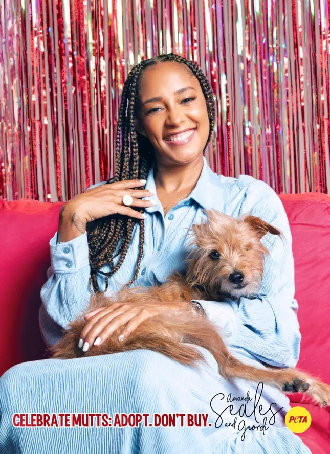Amanda Seales for PETA