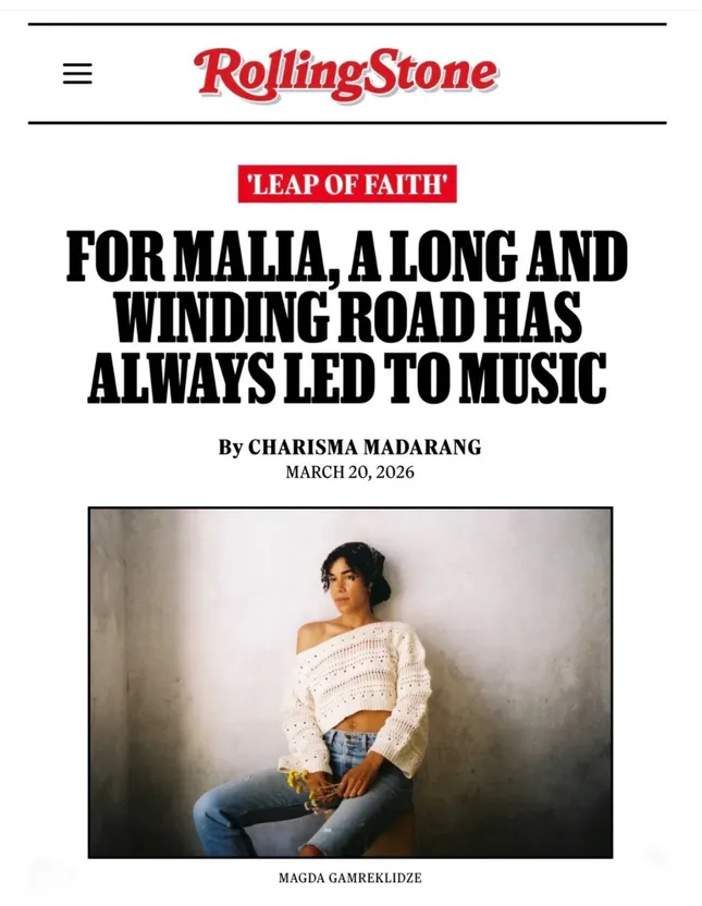 Malia for Rolling Stone / shot in 35mm film