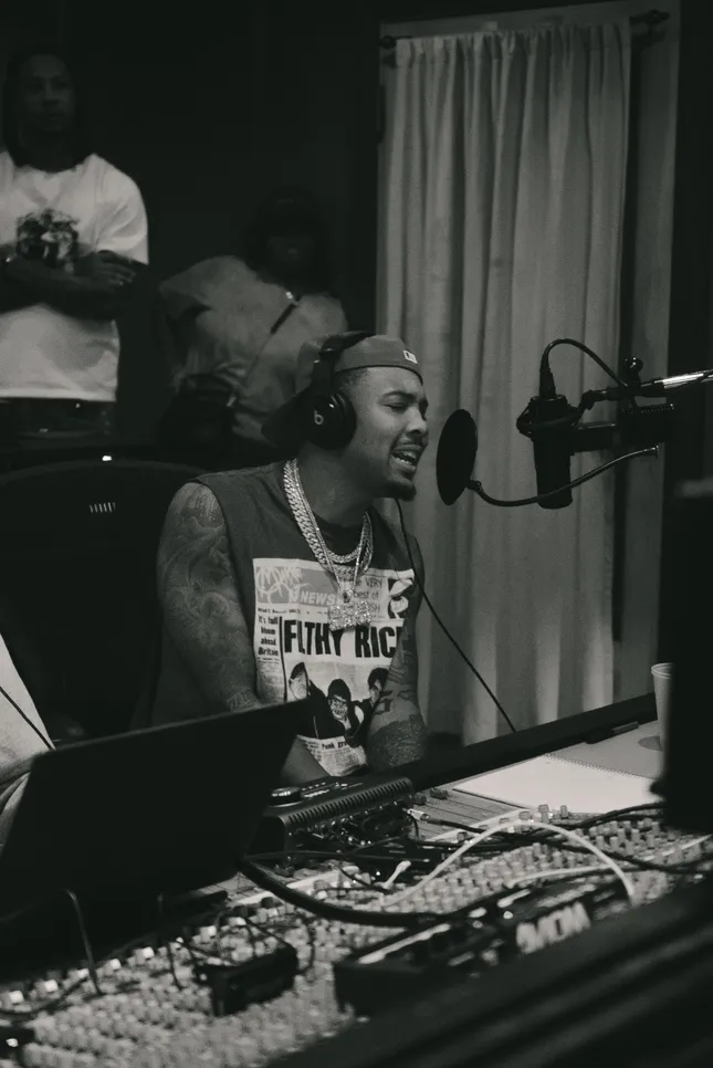 G Herbo Studio Session